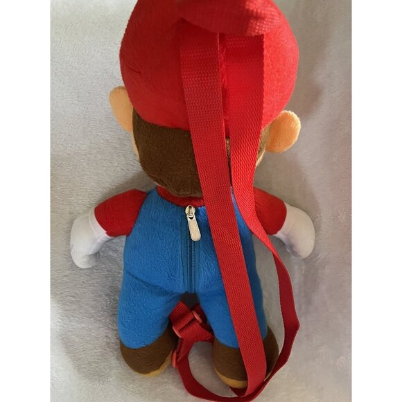 Super Mario Brothers Plush Backpack GREAT FOR GAMING ROOM AS WELL CLEAN - Picture 8 of 16